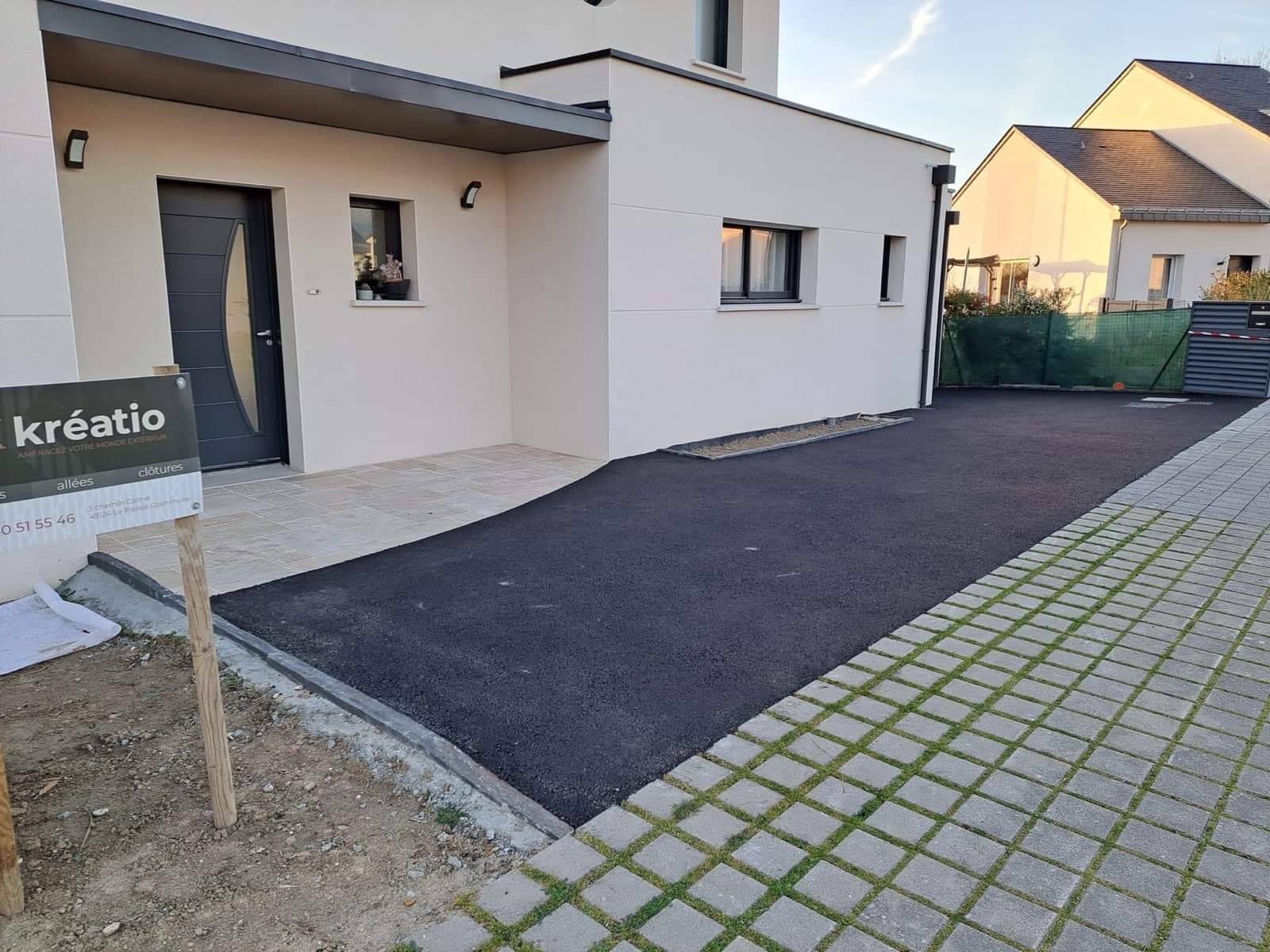 Dallage en Travertin Beige