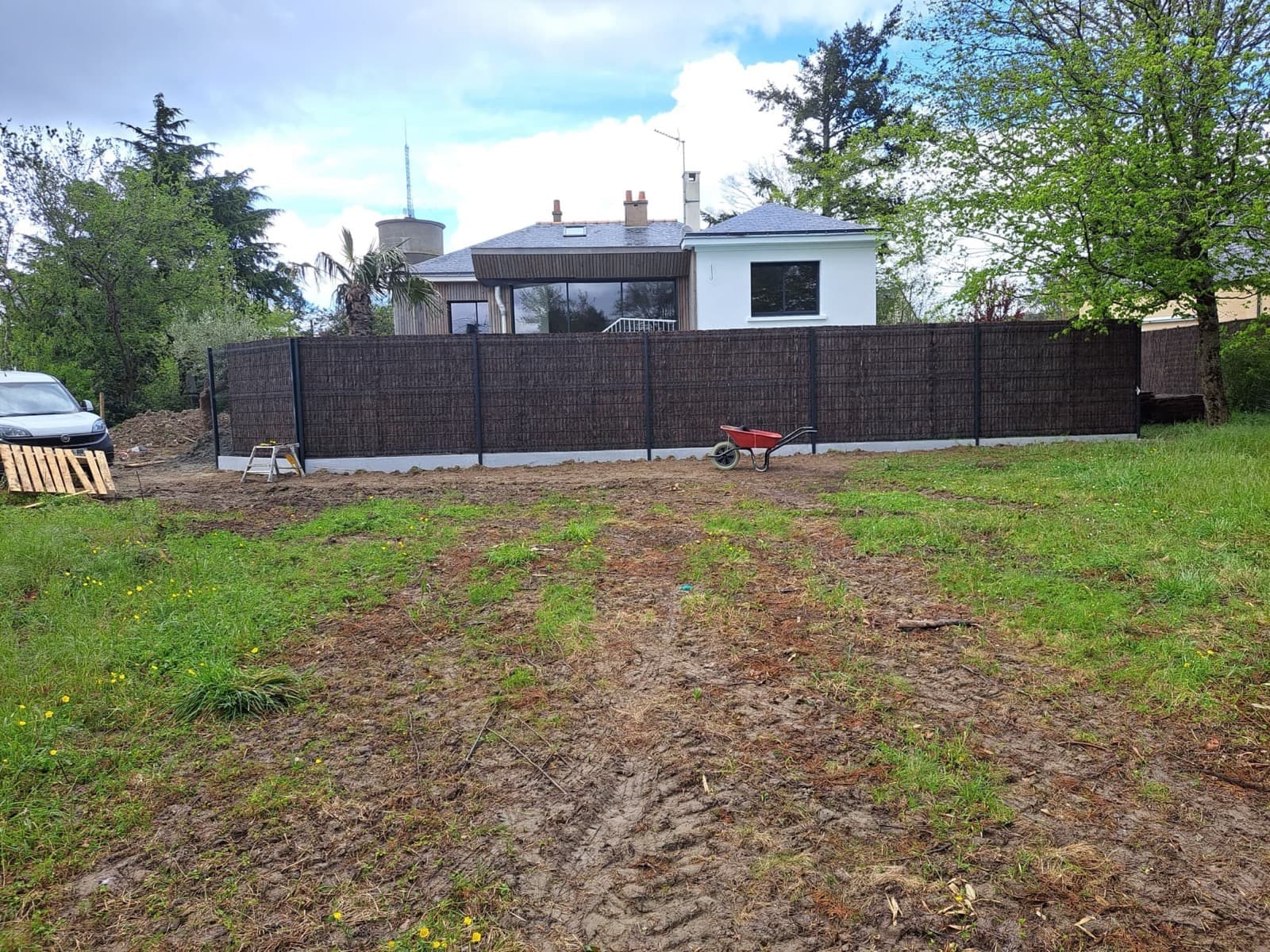 Clôture Panneaux Rigides avec Occultant Brande de Bruyère